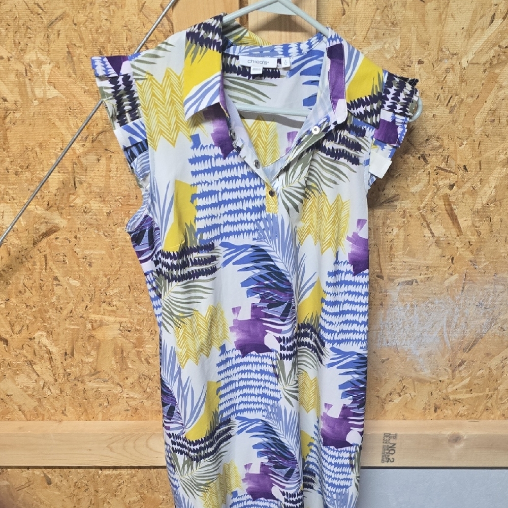 Chicos Patterned Floral Dress